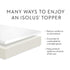 ISOLUS 2.5" Gel Memory Foam Mattress Topper