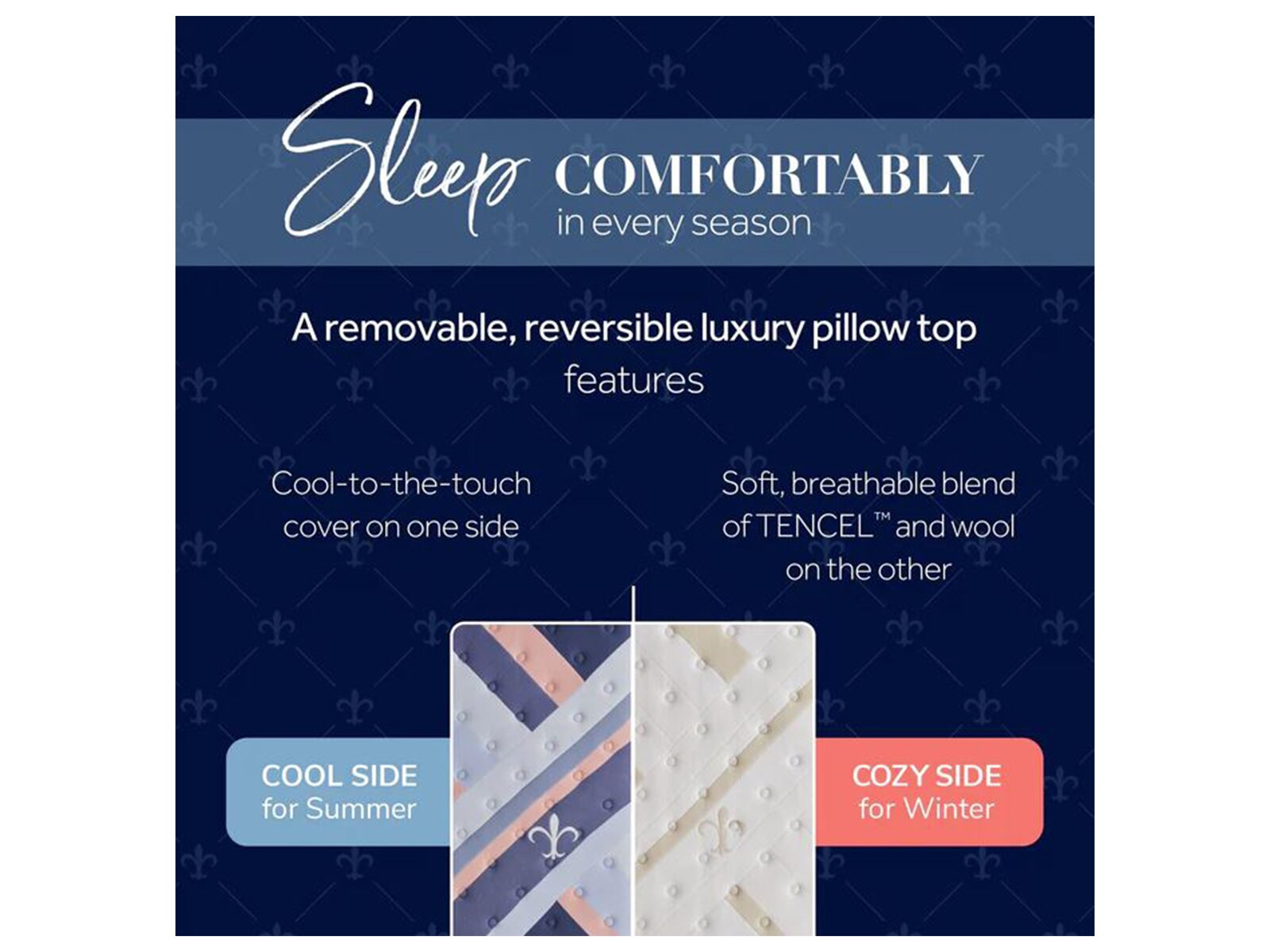 Stearns & Foster Reserve Duet Flippable Pillow Top