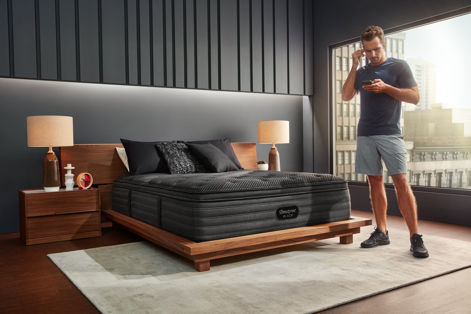 Simmons beautyrest black pillow top online
