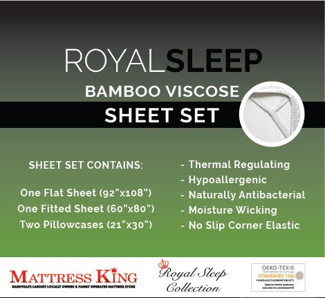 Royal Sleep Bamboo Viscose Sheet Set