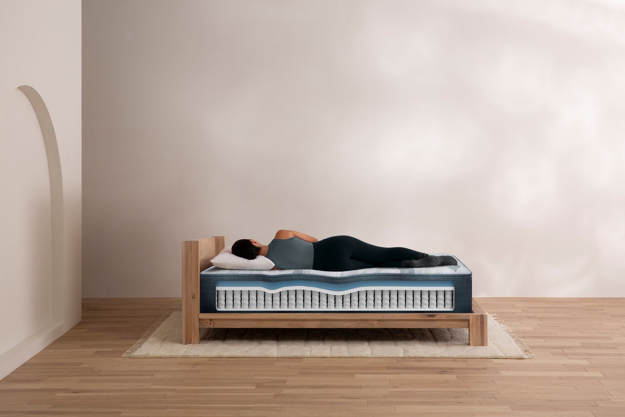 Beautyrest Harmony Lux Sky Island Plush Hybrid