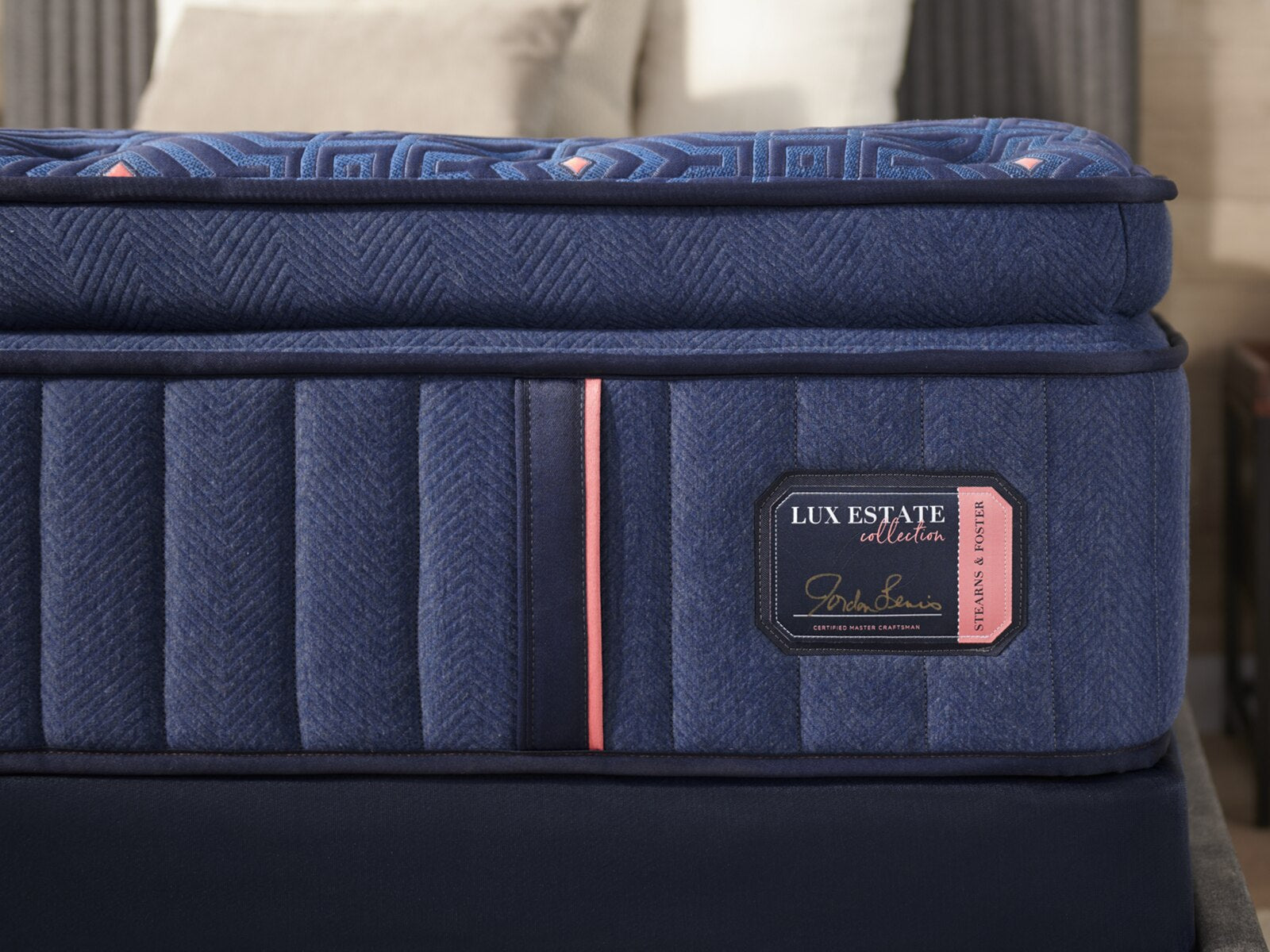Stearns & Foster Lux Estate Medium Euro Pillow Top